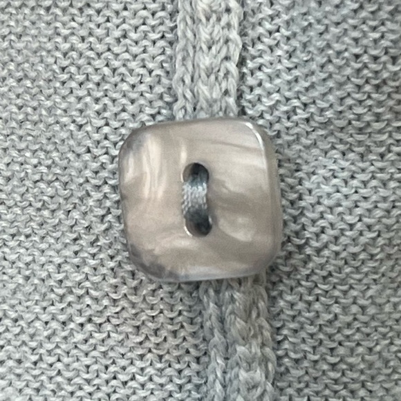 Alfred Dunner Petite Cardigan Embellished‎ Silvery Blue Sz PS EUC - Picture 9 of 10